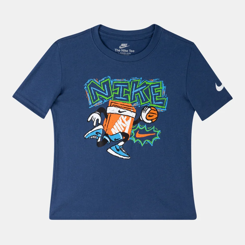 نايكي Kids' Chalky Basketball T-Shirt